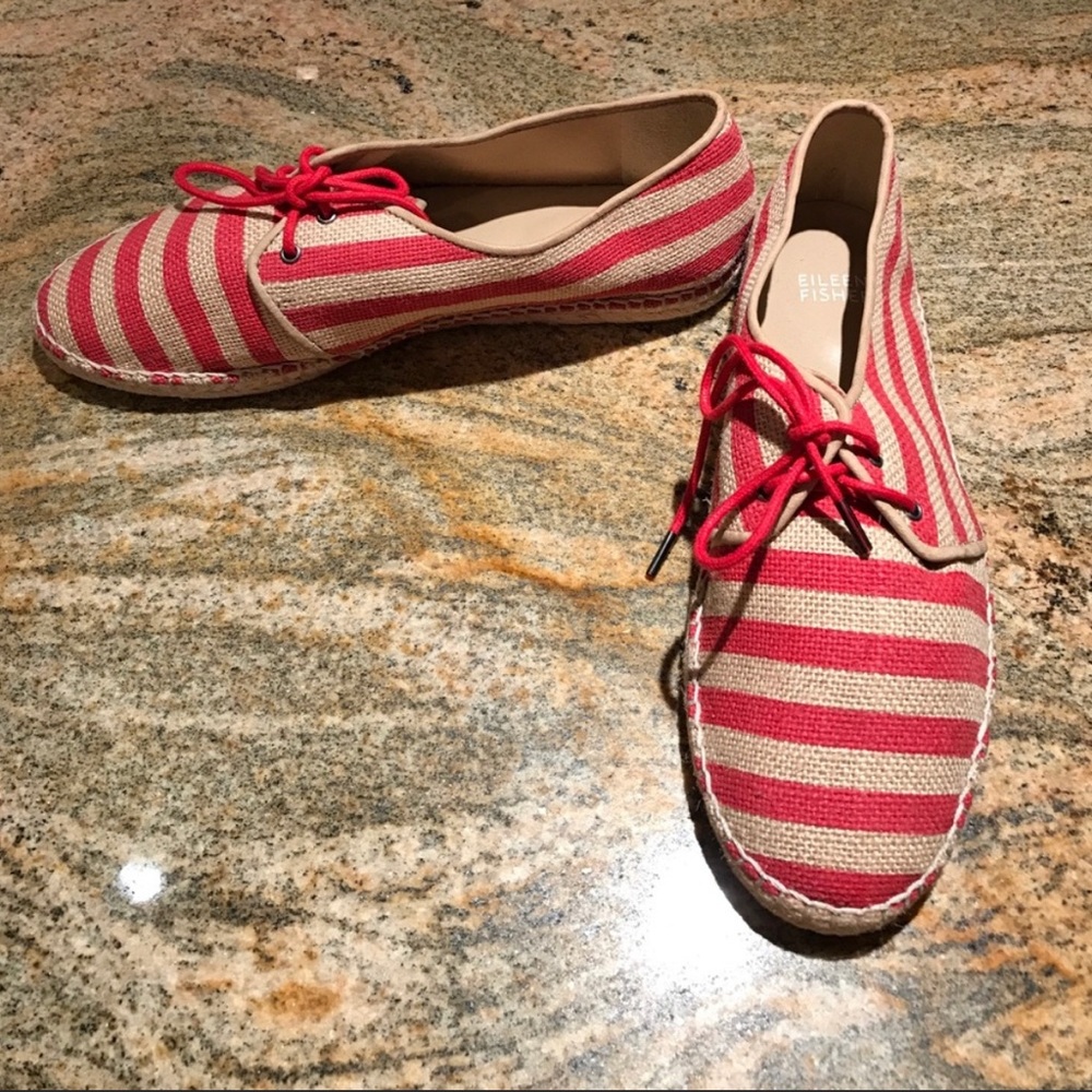 Eileen Fisher Step 2 Tulip Stripe Flats
